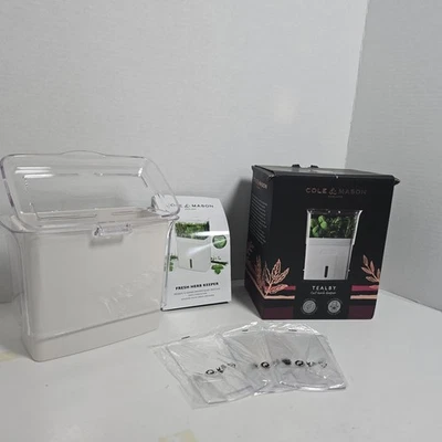 Cole & Mason Fresh Herb Keeper Acrylic Refrigerator Storage Container Open Box - Image 1 of 4