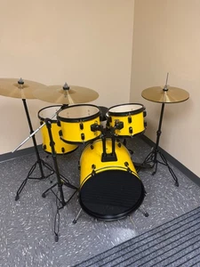 YOUTH DRUM KIT-YELLOW - Picture 1 of 3