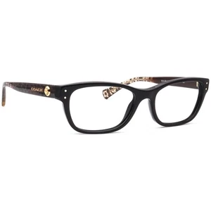 Coach Eyeglasses HC 6082 5353 Black/Wild Beast Semi Butterfly Frame 53[]17 140 - Picture 1 of 6