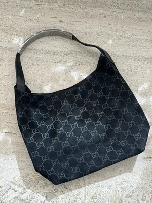 Gucci Vintage Hobo Bag GG Pattern - Image 1 of 4