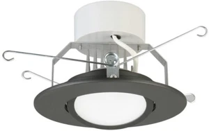 Lithonia Lighting Retrofit LED Gimbal Lower Lumen Recessed Downlight 3000K - Picture 1 of 6
