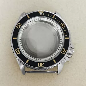 42MM Aluminum Bezel Sapphire Watch Case for NH35/NH36/4R36 SKX007 Watch Movement - Picture 1 of 24