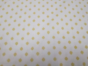 Tan on a Soft Pale Green - 'Island Droplets Sand' - BTY 36"Lx44"W - COTTON - Picture 1 of 4