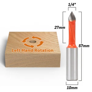 Alesatrice per foro passante 1/4" - mano sinistra - gambo 10 mm - Yonico 44114L - Foto 1 di 1
