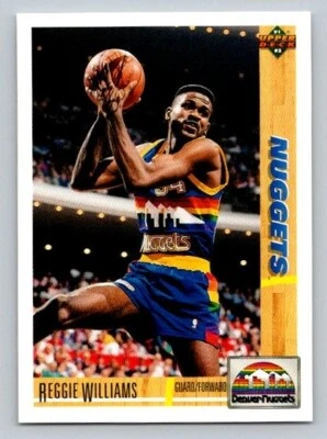 1991-92 Upper Deck Reggie Williams #206 Denver Nuggets - Image 1 of 2