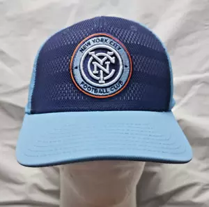 NYCFC MLS Adidas FitMax '70 Hat / Cap - Size Large / XL - FREE SHIPPING!!! - Picture 1 of 9