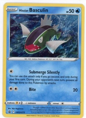 Hisuian Basculin SWSH273 SWSH: Sword & Shield Promo Cards Holo - Image 1 of 2