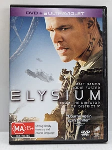 Elysium DVD Region 4 PAL Pre-Owned Matt Damon Jodie Foster - Picture 1 of 4