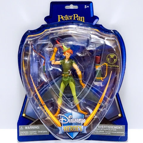 *SEALED* 2005 Disney Heroes Peter Pan Figure Disney Store Exclusive Cover