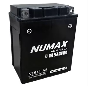 YB14L-A2 Numax Gel NTS14LA2 MOTORCYCLE BATTERY Sealed - Picture 1 of 6