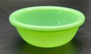 1930s JADE / JADITE GREEN by McKee SCARCE Cocotte Sauce Berry Bowl Excellent - Picture 1 of 5
