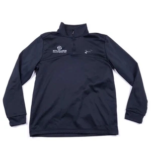 Under Armour Men’s Large Black 1/4 Zip Pullover Stainless Adapters Inc Loose Fit - Picture 1 of 8