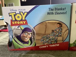 Disney Pixar Toy Story Fleece Throw Blanket with Sleeves - Picture 1 of 2