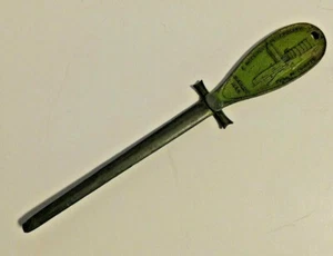 Vintage 1933 Century of Progress METAL LETTER OPENER Science & Travel Buildings - Picture 1 of 4