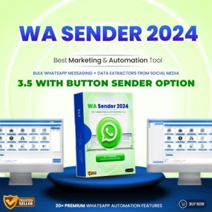 WA SENDER 3.5.0 WhatsApp Bulk Sender + BUTTONS +ChatBot - Picture 1 of 2