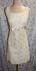 Vintage 1960s Women's Girls Classic Lace Overlay Dress