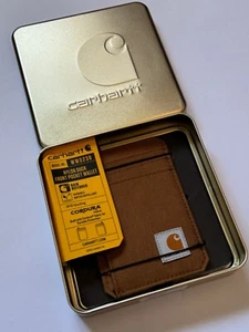 Rare NEW in Tin - Official Carhartt Nylon Duck Front Pocket Wallet Cordura - Bild 1 von 24