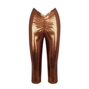 Skims Metallic Swim V-Waist Pant Penny XS (BO-PNT-2806) - Picture 1 of 6