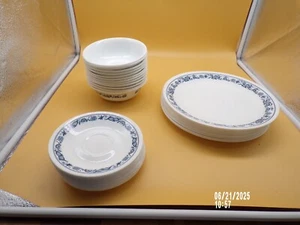 Corell Livingware Old Time Blue (AKA Blue Onion) Vintage 1970's. Sold $15 each. - Picture 1 of 9