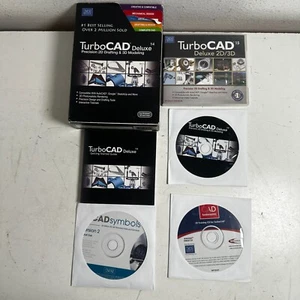 TurboCAD Deluxe 14 & 15 2D-Drafting 3D-Modeling Software for Windows XP Vista - Picture 1 of 11