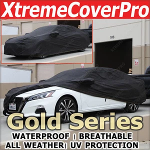CUBIERTA DE COCHE IMPERMEABLE CON BOLSILLO ESPEJO NEGRO PARA 2023 NISSAN MAXIMA - Imagen 1 de 12