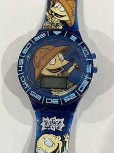 Rugrats Blue Digital Plastic Resin Band Quartz Digital Watch - Picture 1 of 9