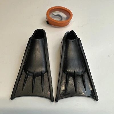 De colección 1960 Hasbro GI Joe Sea Sled Frogman Diver Aletas Naranja, Máscara Foto 1 de 4