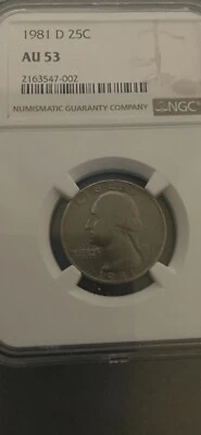 1981 D Quarter - Image 1 of 2