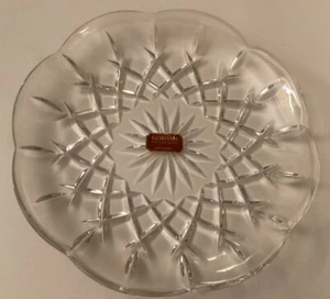 4 - Gorham Crystal King Edward Salad Plates, new with labels 7 3/4” - Picture 1 of 4
