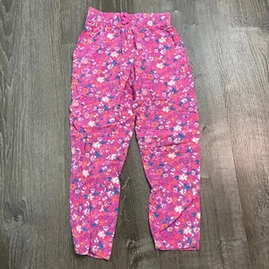 Faded Glory Girls Pants Jogger Pull On Multicolor Aztec Printed Size L 10/12 - Picture 1 of 4