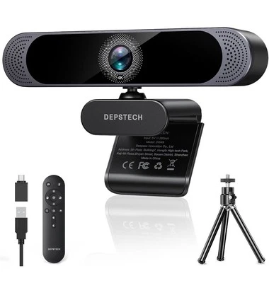 Webcam DEPSTECH DW49 Pro 4K - Sensore Sony Ultra HD 1/2,5" - Immagine 1 di 4