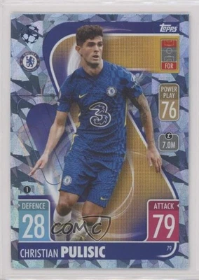 2021-22 Topps Match Attax UCL Crystal Christian Pulisic #79 - Image 1 of 2