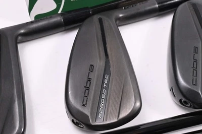 Cobra King Forged Tec 2023 Black Irons / 5-PW+GW / Stiff Flex KBS $-Taper Lite - Image 1 of 4