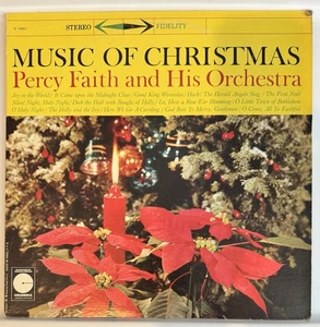 Music Of Christmas Percy Faith and His Orchestra 1959 Vinyl LP Record LE 10082 - Foto 1 di 4