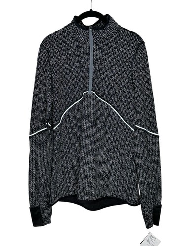 UNDERCOVER Giacca donna Victoria Secret Sport clima freddo grande 1 2 zip riflettente nuova con etichetta