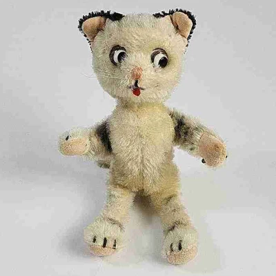 Raro gato cómico Mohair Schuco Bigo Bello Koko vintage de los años 40 - antiguo Foto 1 de 4