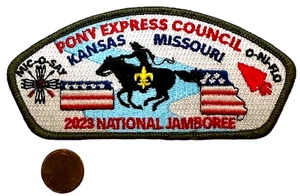 BOY SCOUT BSA PONY EXPRESS CONSEJO OA O-NI-FLO 311 2023 JAMBOREE CSP JSP ¡DURO!! - Imagen 1 de 2