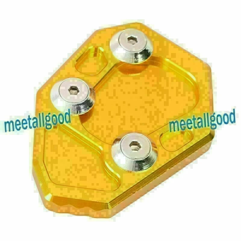 Para BMW S1000RR 2010-2014 2013 12 Dorado 1X Ampliar Soporte Lateral Pata de Cabra Placa Almohadilla Foto 1 de 1