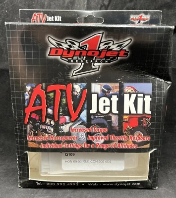 CC@7.4 NEW DYNOJET KIT HONDA TRX500 Rubicon, Rubicon 500 2000-05, DYNO JET Q109 - Image 1 of 4