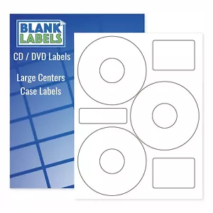 75 CD DVD etiquetas láser/jet de tinta compatibles con Neato CLP-192301. 25 hojas 3 ups - Imagen 1 de 6