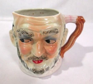 VCAGCO Keramik Japan, Vintage Toby Becher, alter Mann mit Bartgriff, 4,5" hoch - Bild 1 von 7