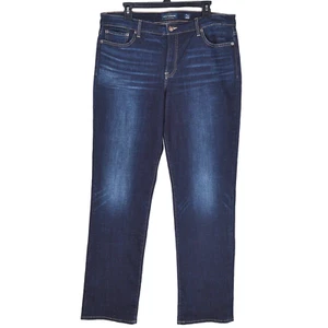 Lucky Brand Jeans Women 16 Size 34 Blue Sweet Straight High Rise Dark Wash Denim - Picture 1 of 15