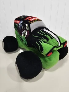 Monster Jam Grave Digger Plush Truck Soft Stuffed Plush Pillow Toy Truck 14” - Picture 1 of 12