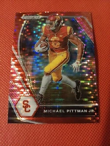Tarjeta 2021 Michael Pittman Jr Panini Prizm Draft Red Pulsar #73 Indianapolis Colt - Imagen 1 de 2