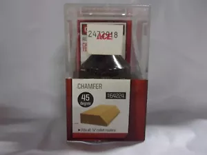 NUOVO ARTIGIANO 45 GRADI SMUSSO CARBURO PUNTA ROUTER # 964224 - Foto 1 di 1