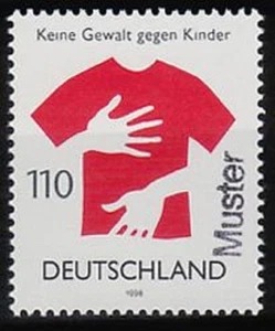 Specimen, Germany Sc2017 Prevent Child Abuse, Hands. - Picture 1 of 1