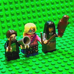 LEGO Harry Potter Minifigs – Cho, Luna, Flitwick Ravenclaw Trio Hogwarts Set - Picture 1 of 6