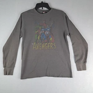 Camisa Térmica Marvel Avengers Para Hombres Talla Grande Gris Waffle Manga Larga Gráfico - Imagen 1 de 12