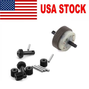 Steel Differential Gear Kit for TRAXXAS 1/10 Slash 2WD/ Rustler/ Bandit SDE US - Picture 1 of 9