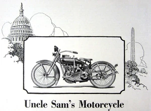 US Army Harley Davidson Motorcycle Ad Border Patrol Government Model Original - Picture 1 of 5